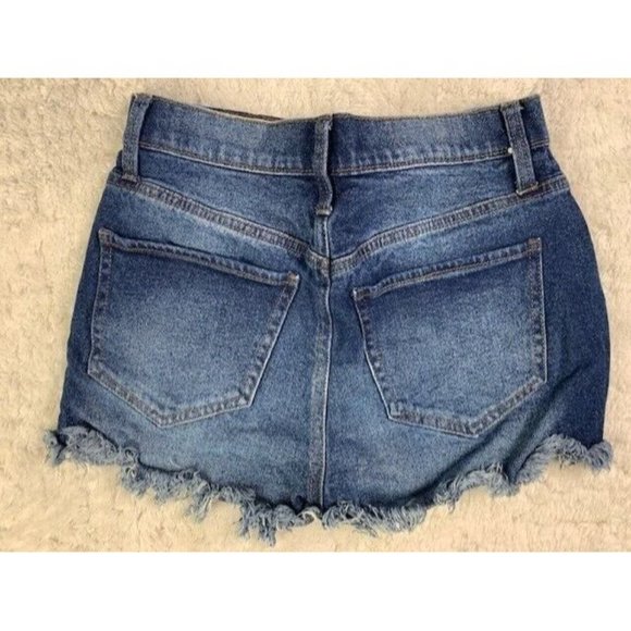 So Size 3  26 Womens Shorts Cut Off Distress High Rise Vintage Stretch C… - Picture 3 of 3